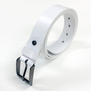 Cinturón Casual de Cuero Genuino Italiano Hecho en Corea, Duradero, Ancho 33mm, Largo 110cm, HN07 - Product Image 2