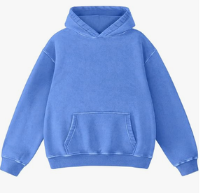 Unisex Light Green Hooded Sweatshirt Full Sleeve Solid Color Casual Loose Fit Cotton Pullover With Side Pockets Autumn Wear - Product Image 3
