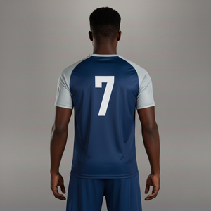 Nouveau maillot de football personnalisé avec logo, nom et numéro, respirant, séchage rapide, saison estivale, unisexe, couleur personnalisée - Product Image 6
