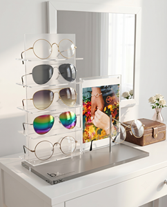 Expositor de Lujo para Gafas de Sol, Vitrina Acrílica para Gafas, Mueble de Exhibición para Ópticas, Expositor de Pie Independiente - Product Image 3