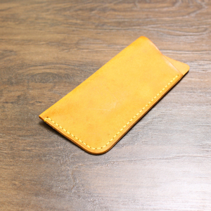 Genuine Leather <b>Glasses</b> Cover Luxury <b>Soft</b> Cowhide Pouch Slim Handmade Vintage Reading Eyewear Protector <b>Case</b> LGC-0157 - Product Image 6