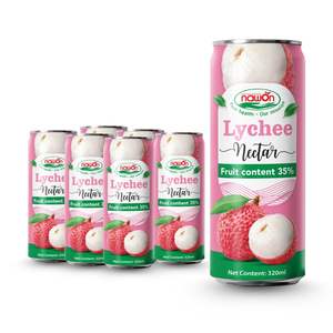 Nawon 320ML Boisson au Nectar de Litchi en Conserve Non Concentrée Jus de Fruits et de Légumes Fabriqué en Usine au Vietnam Exportateur Meilleur Prix - Product Image 1