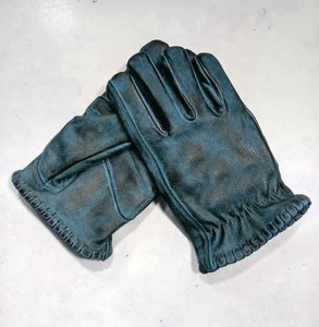 Gants de travail d'hiver robustes en cuir ciré pour mécaniciens, avec sangle de poignet réglable, paume renforcée, haute résistance, sécurité, imperméables, sans silicone - Product Image 1