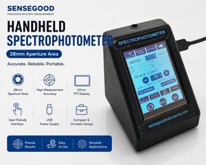 Handheld Spectrophotometer <b>28mm</b> Aperture Area TFT Display Color Measurement Instrument 400-700nm Spectral Bandwidth 1nm - Product Image 3