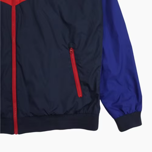 Men's <b>Lightweight</b> Spring Bomber <b>Jacket</b> for <b>Running</b> & Hiking-Front Logo Hooded Breathable Waterproof Quick Dry - Product Image 4