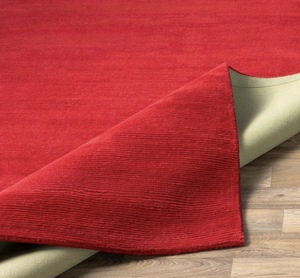 Deep Red Tufted <b>Rug</b>, Abstract Modern Area <b>Rug</b>, Soft Plush Carpet for Bedroom & Living Room - Product Image 4