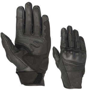 Gants de moto en cuir, gants de cyclisme à doigts entiers, gants de protection des articulations, respirants, pour sports de plein air - Product Image 4