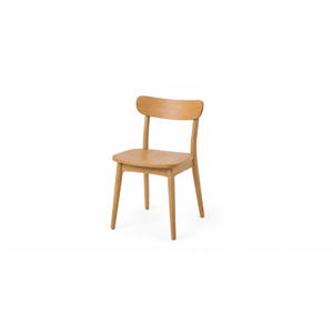 ARTERRA Luxury Modern Scandinavian Teak Wood <b>Dining</b> <b>Set</b> <b>Round</b> <b>Table</b> with Chairs <b>for</b> Restaurant Hotel - Product Image 2