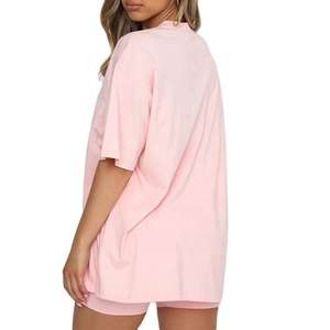 Ensemble court 2 pièces en coton respirant personnalisé pour femme – Tenue assortie pour le sport - Product Image 3