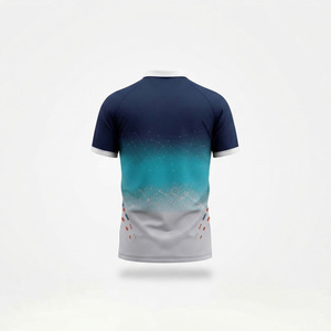 Wealthy Men's Sporty <b>for</b> Shirt Short Sleeve Digital Printed <b>Animal</b> <b>Pattern</b> Gradient Color Breathable Cotton Jersey <b>Knitted</b> - Product Image 3