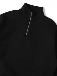 Pull sport décontracté pour homme, automne, col montant, demi-zip tendance, épais et stylé - Product Image 2