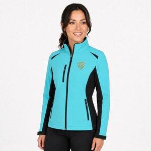 Veste en Softshell Tricotée Premium pour Femmes, Tissu Durable, Coupe-Vent, Respirant, Design Confortable et Chaud, Couleurs et Logos Personnalisés - Product Image 4
