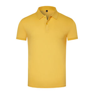 เสื้อโปโลยูนิเซ็กซ์ แขนสั้น สำหรับผู้ชาย แบบเรียบ สีพื้น เหมาะสำหรับเล่นกอล์ฟ - Product Image 4