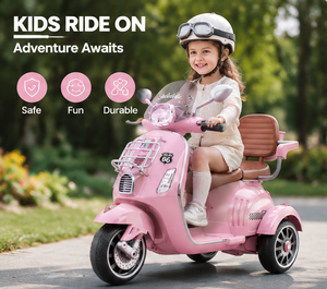 Unisex Kids Double Seat Electric <strong>Motorcycle</strong> <strong>Toy</strong> Battery Operated Ride-on for Ages 3-8, Wholesale 3-Wheel Electric <strong>Motorcycle</strong> - Product Image 1