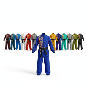 Uniforme de Kung Fu Personalizado en Color y Talla, Ropa Deportiva para Entrenamiento, Práctica en Club, Uniforme de Karate Cómodo de Poliéster - Product Image 1