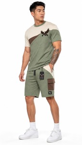 Vêtements de sport respirants pour hommes, ensemble court avec coupe athlétique moderne pour la course à pied, la salle de sport, la pratique du fitness et les activités estivales - Product Image 3
