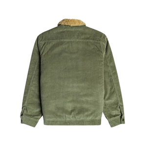 Veste de travail en tissu de velours côtelé de qualité supérieure avec col en fourrure pour hommes, vêtements de travail d'hiver, veste en coton sergé lourd sur mesure OEM - Product Image 2