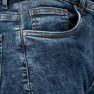 Pantalones Vaqueros de Mezclilla para Hombre, Estilo Urbano, Transpirables, de Pierna Ancha y Recta, Personalizados, al por Mayor - Product Image 4