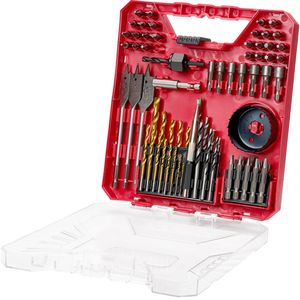 Set di 70 Punte Multiuso per Trapano e Avvitatore, Set di Punte per Cacciavite per Foratura e Avvitatura su Legno, Metallo e Cemento - Product Image 1