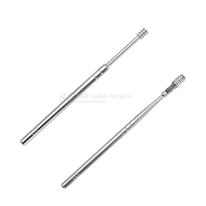 Kit de Limpieza de Oídos de Acero Inoxidable SAAR GLOBAL SURGICAL, 6 Piezas, Herramientas Multifuncionales para Remover Cera de Oídos, Estuche de Cuero Rosa - Product Image 4