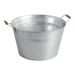 Bac à glace en métal pour la cuisine, seau isotherme en acier inoxydable pour fêtes, refroidisseur de vin et de bière, utilisation sur table - Product Image 1