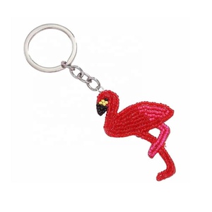 Lobster Shape Glass Beads Bag Charms Keychain <b>Cute</b> Beaded Bag Charms for Tote Bag Accessories Handbags <b>Purse</b> Charm Gifts - Product Image 2