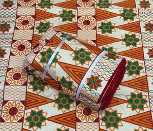 Couverture Kantha vintage en coton, patchwork fait main, imprimée, réversible, pour toutes les saisons - Product Image 2