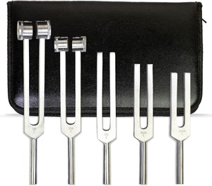 Ensemble de 5 diapasons médicaux MayoMed de haute qualité, instruments de diagnostic médical, chirurgical, chiropratique et physique - Product Image 1
