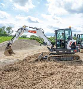 Excavatrice d'occasion E60 Bobcat 5-6 t, puissance hydraulique et moteur maximale de 6 tonnes, disponible au prix de gros. - Product Image 1