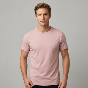 Camiseta Oxford de Manga Corta con Cuello Redondo y Estampado Holgado para Hombre, de Poliéster/Algodón, Deportiva, Casual, Ecológica, de Secado Rápido y Transpirable - Product Image 3