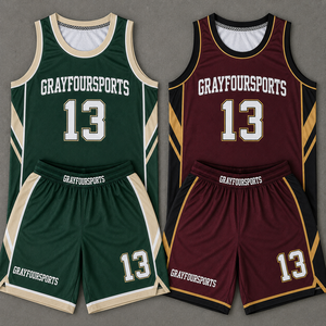 Nouvel ensemble d'uniformes de basketball personnalisés pour hommes, maillot et short de sublimation pour équipe, fabricant de vêtements de sport personnalisés - Product Image 4