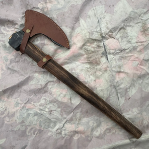 Hache forestière professionnelle en acier au carbone, manche en bois dur naturel, outil de coupe de bois robuste, fabricant OEM - Product Image 3