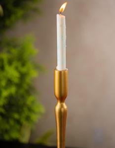 <b>Brass</b> <b>Candlestick</b> Holder Gold Metal Pillar Candle Stand Durable Home Decoration - Product Image 2
