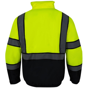 Servicios OEM: Chaqueta de trabajo de alta visibilidad con múltiples bolsillos, tela suave, chaquetas de trabajo de alta visibilidad para almacén - Product Image 2