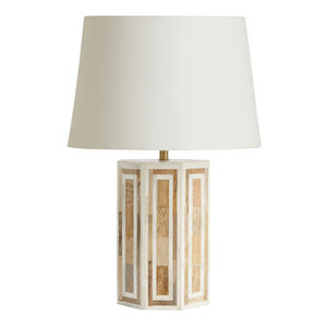 Lampe de table géométrique moderne en os incrusté, faite à la main, de luxe, avec forme personnalisée pour la décoration de salon - Product Image 5