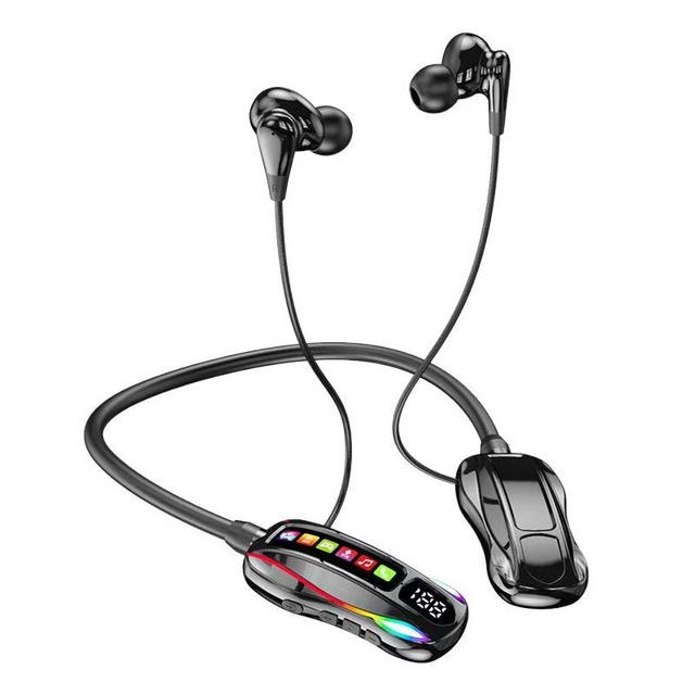 Wireless Neckband Headphones for Karaoke for V5.4 20 Hours Battery Life ENC Noise Cancellation JL Chipset IPX4 Waterproof