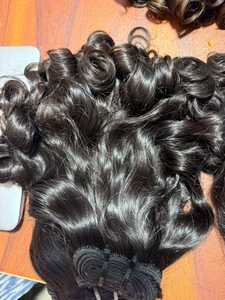 Extensions de Cheveux Humains Naturels Bruts Premium, Bouclés Bébé, Alignés dans le Sens de la Cuticule, Cheveux Bouclés Indiens, Cheveux Bouclés Birmans, Cheveux Bouclés Volumineux - Product Image 5