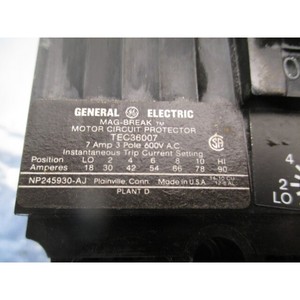 Interruptor de Circuito General Electric TEC36007 de 3 Polos - Equipo y Piezas de Semiconductores de Confianza de Marca Global - Product Image 1