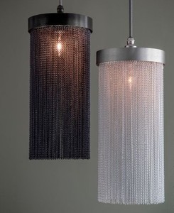 Lámpara Colgante de Lujo Moderna, Ligera y Duradera, con Cadena en Cascada, Hecha a Mano en Hierro Ecológico, Nyxora Atelier Diwali - Product Image 2