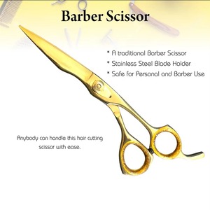 Ciseaux de coiffure professionnels à bord tranchant, prise confortable, qualité supérieure, outils de barbier en gros, collection 2026 - Product Image 4