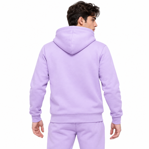 Men's Classic Pullover <b>Hoodie</b> With Adjustable Drawstring Hood Front Kangaroo Pocket Long Sleeves And Ribbed Waistband - Product Image 2