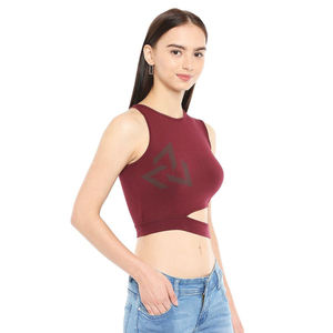 Nouveau Soutien-Gorge de Sport Sans Coutures à Couleur Unie, Coupe Courte, Soutien Moyen, Dos Nu - Product Image 6