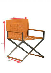 Sillón de Tela con Marco de Madera Moderno y Estético Natural, con Diseño Ergonómico y Estructura Compacta para Uso en Hoteles y Villas - Product Image 2