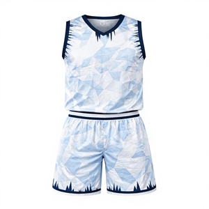 Ensemble de maillots de basket-ball personnalisés en sublimation, séchage rapide, pour équipes de basket-ball - Product Image 1