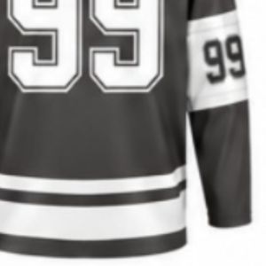 Maillot de hockey sur glace gris anthracite pour homme, manches longues, en polyester, uniforme d'équipe, tenue d'entraînement et de match, vêtements de sport - Product Image 6