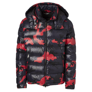 Blouson matelassé à capuche pour homme, en nylon, rembourré de coton, imperméable, respirant, avec fermeture éclair, pour l'hiver, style décontracté - Product Image 1