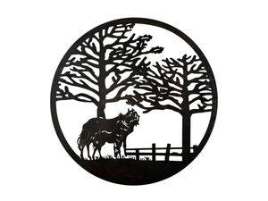 Handmade Customised Laser Cut Metal Tree Life Wall Art with Plant Pattern <b>Hanging</b> Home <b>Garden</b> Decor Modern design Ramadan - Product Image 3