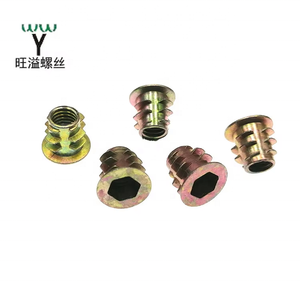 Écrous à insérer métriques en acier au carbone zingué, personnalisables en usine, M3 M5 M6 M8 M10 M12, écrous à insérer à barbelure - Product Image 5
