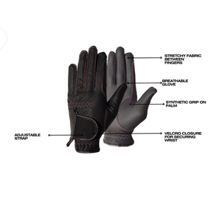 Guantes de equitación con la mejor costura, diseño increíble, buen aspecto, fáciles de usar, guantes de protección ecuestre - Product Image 4