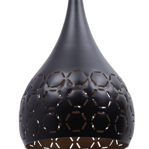 Modern Industrial Pendant <b>Light</b> Pack Cutout Pattern Hanging <b>Ceiling</b> Fixtures Contemporary Overhead Lamps for Home Cafe and Bar - Product Image 5